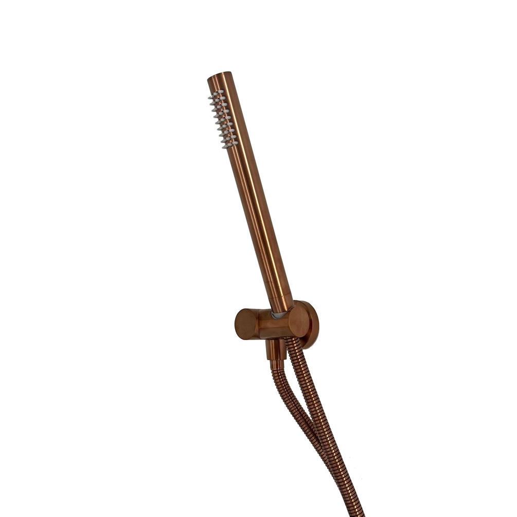 Cutout image of TED Brushed Bronze Wall-Mounted Shower Handset Kit
