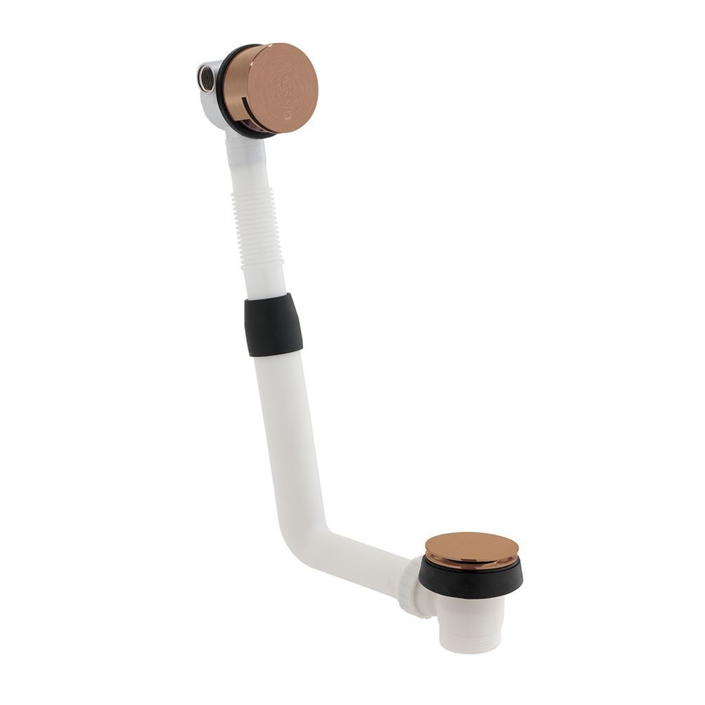 Cutout image of Vado Individual Brushed Bronze Click-Clack Bath Waste & Overflow Filler