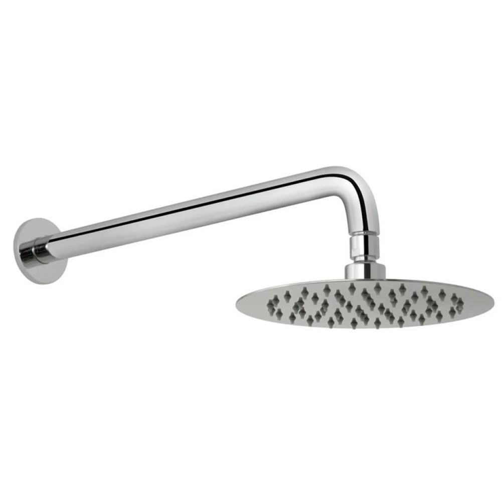 Cutout image of Vado Aquablade 200mm Round Shower Head & Wall-Hung Shower Arm
