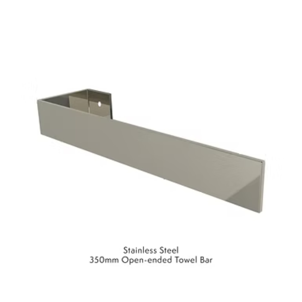 Product cut out image of the Radox Nova 350mm Open-Ended Radiator Towel Bar
