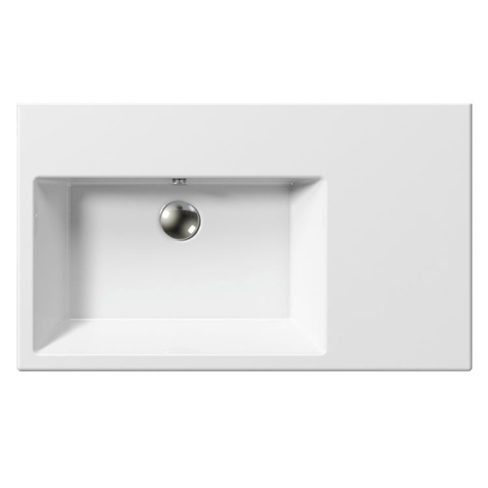 GSI Kube 80 Wall Hung Offset Wash Basin