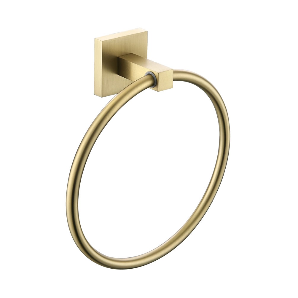 Heritage Oakham Brushed Brass Towel Ring