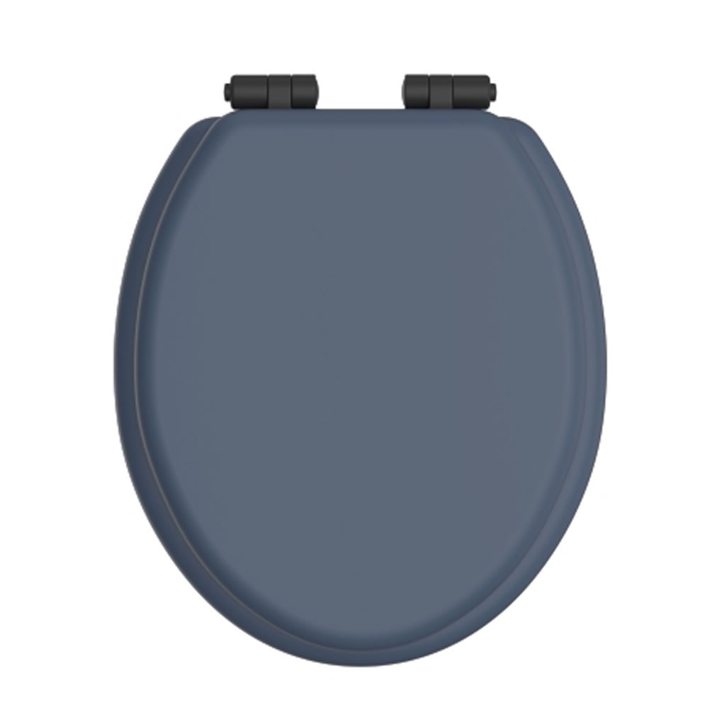 Heritage Chantilly Soft Close WC Seat With Matt Black Hinges