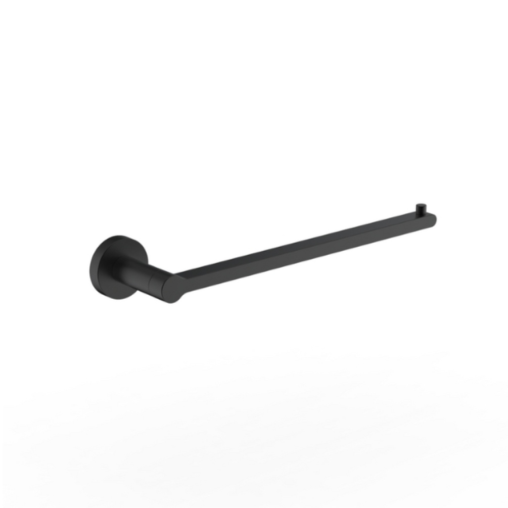 Cut out image of the Britton Hoxton 2.0 Matt Black Towel Holder