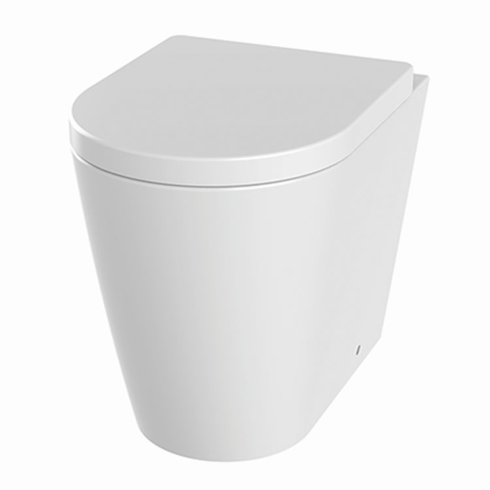Cut Out Image of The White Space Lab Rimless Back to Wall WC