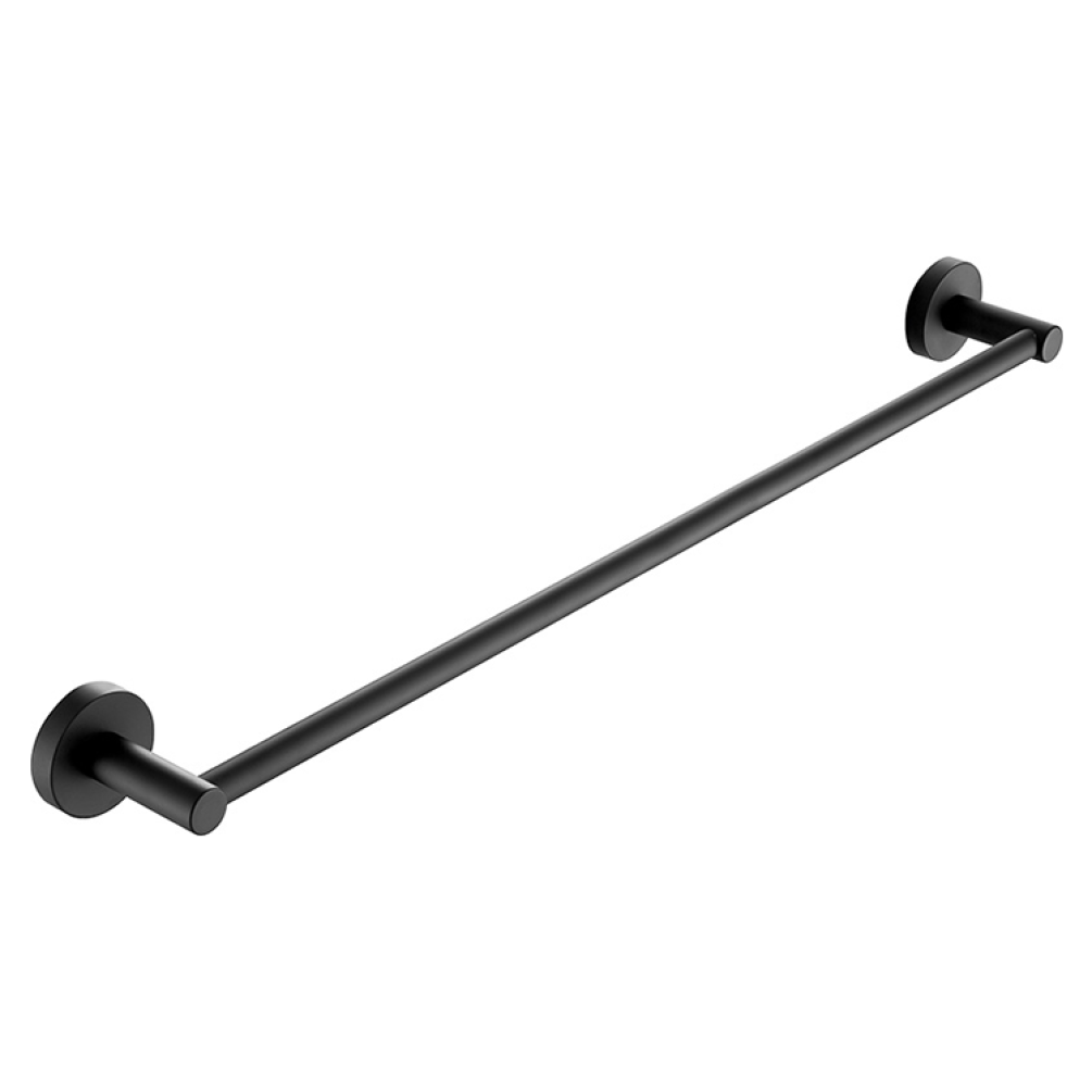Product Cut out image of the JTP Vos Matt Black 600mm Towel Rail