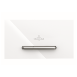 Photo of Villeroy and Boch Viconnect M300 Glass Gloss White Dual Flush Plate Cutout