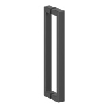 Cutout image of Crosswater Asura 8 Slate Sleek Handle