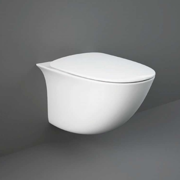 RAK Sensation Rimless Compact Wall Hung WC & Soft Close Seat