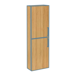 iconography image of oak coloured bathroom furniture/vanity units in the style of a light oak coloured bathroom cabinet