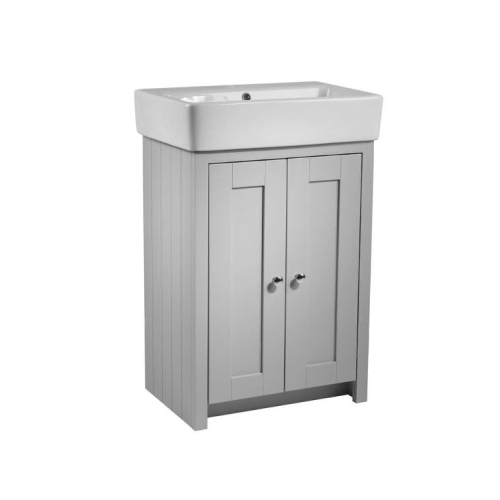 Photo of Tavistock Lansdown 550mm Pebble Grey Freestanding Unit & Basin