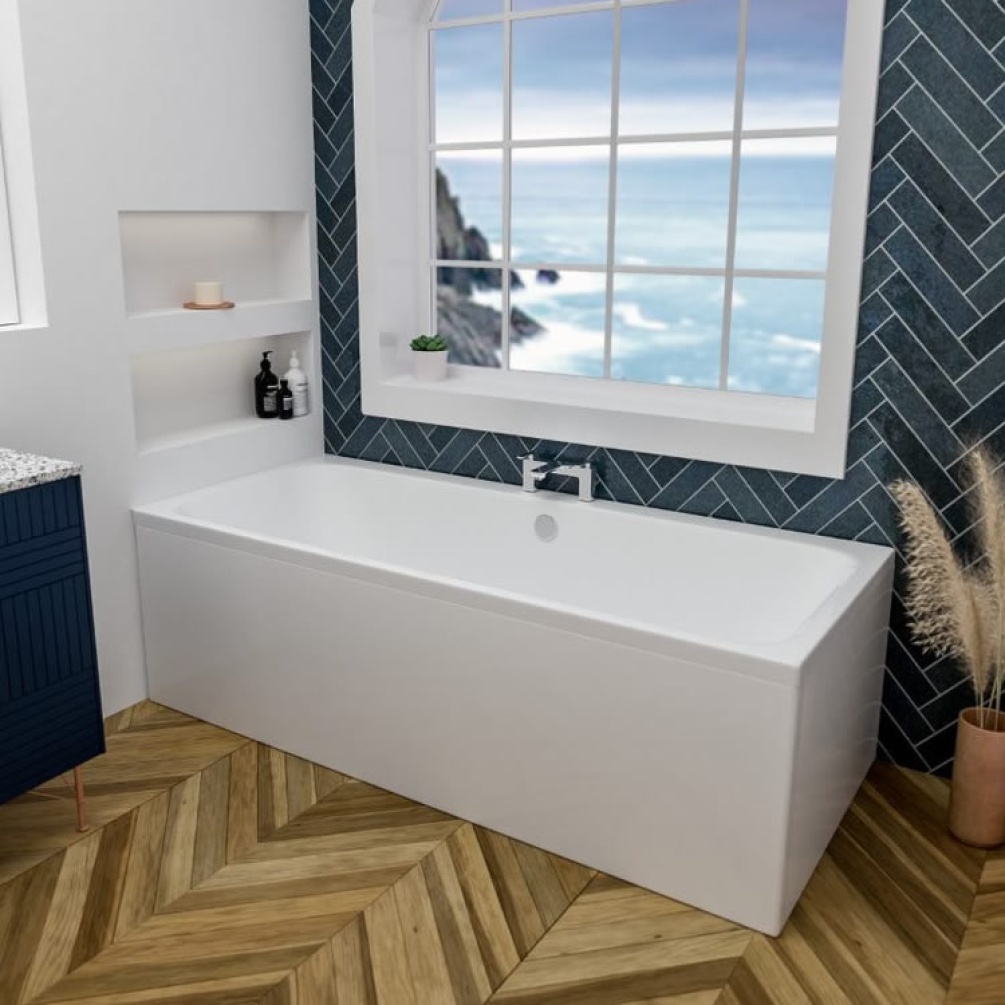 Eastbrook Beaufort Malin 1600mm Double Ended Bath - Image 1