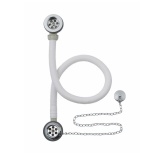 BC Sanitan Concealed Plug & Chain Bath Waste Chrome