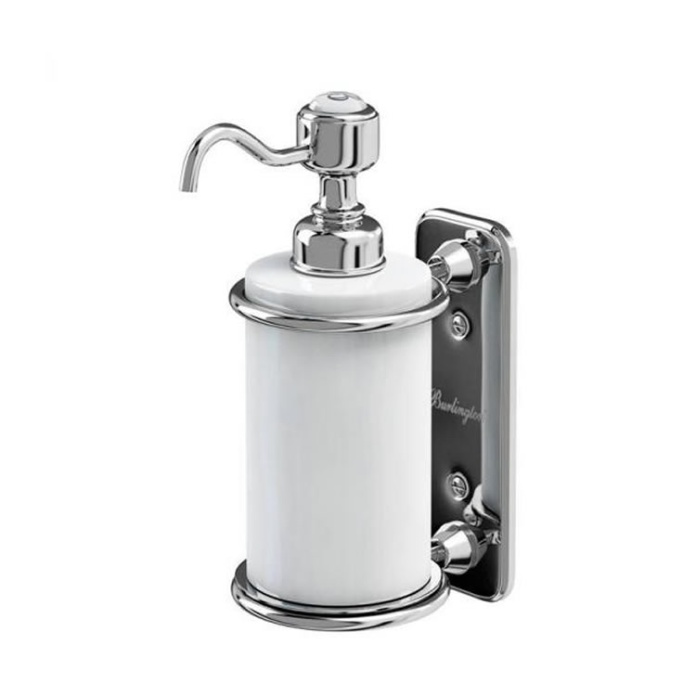 Product Cut out image of the Burlington Chrome Single Soap Dispenser