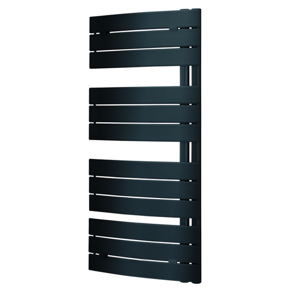 Cutout image of Lazzarini Pieve Anthracite Towel Radiator 1080x550