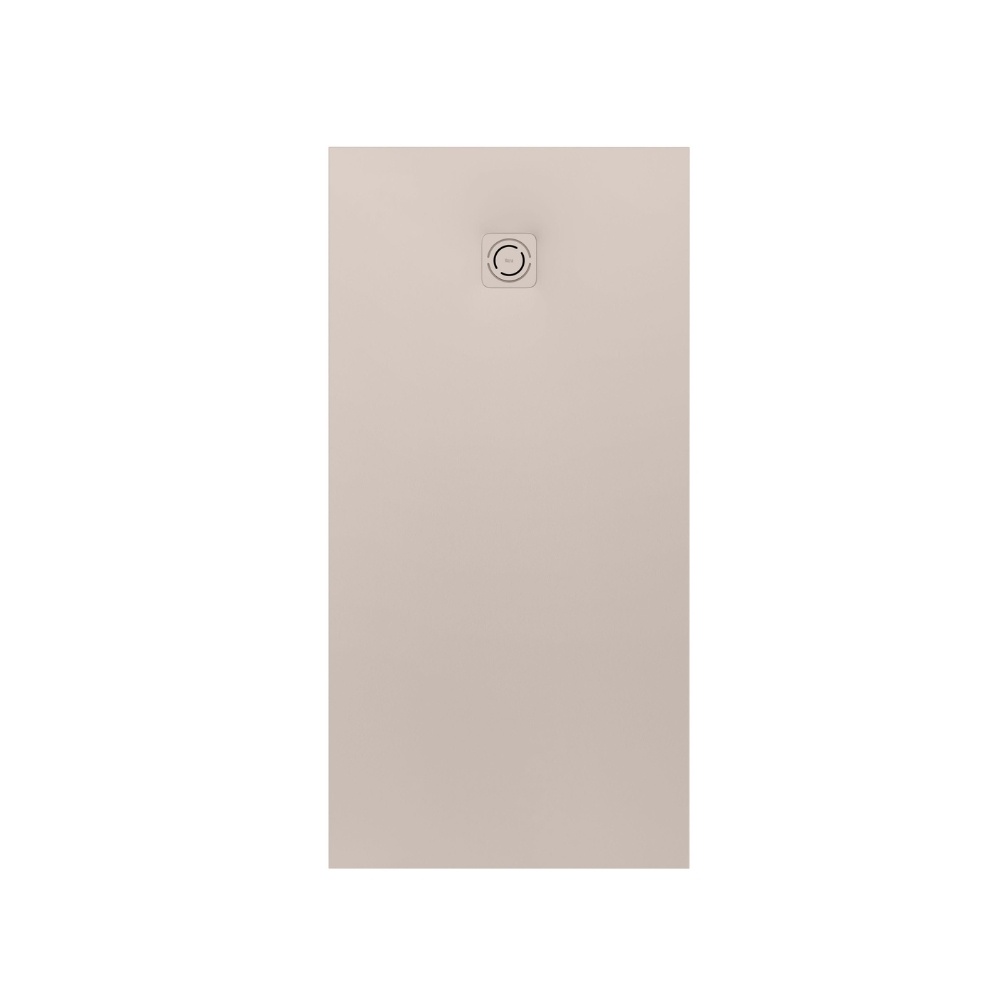 Image of the Roca Terran-N Stonex 1000mm x 900mm Beige Shower Tray with Waste