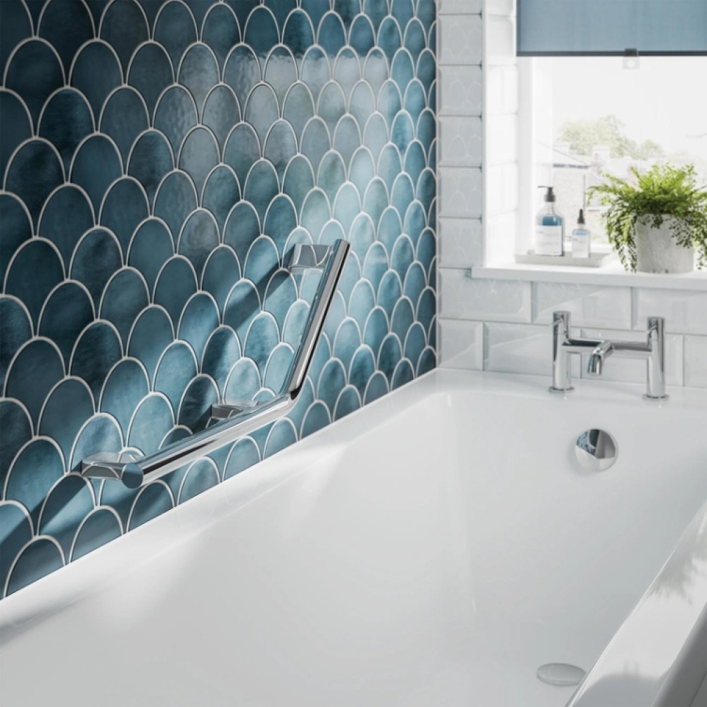 hib. Angled Grab Rail | Sanctuary Bathrooms