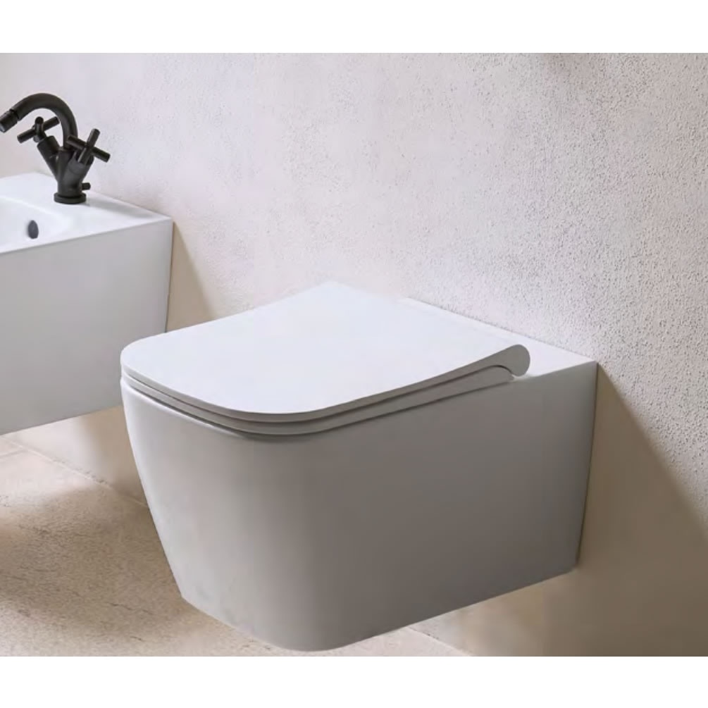 Lifestyle image of GSI Nubes Wall-Hung Toilet