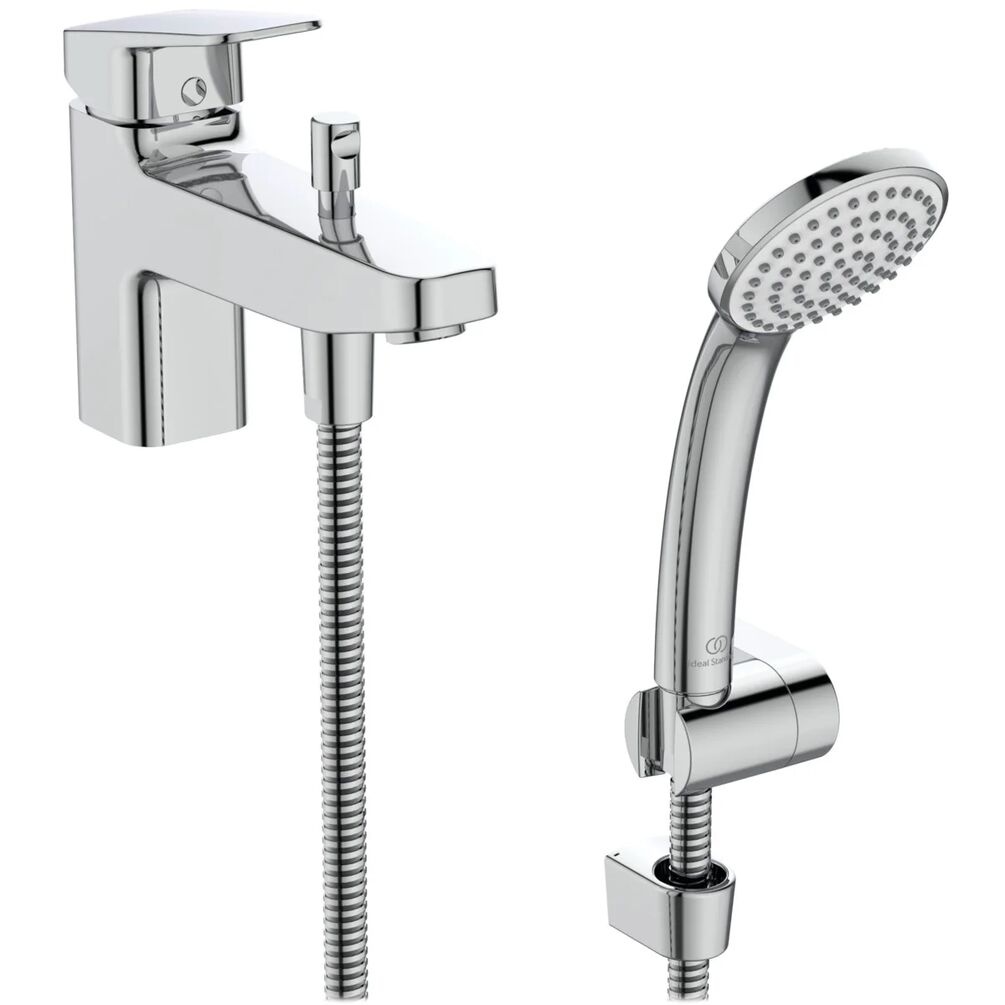 Cutout image of Ideal Standard Ceraplan Chrome Bath Mono Tap & Shower Kit
