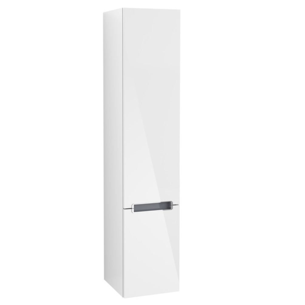Product cut out image of Villeroy and Boch Subway 2.0 Tall Cabinet Glossy White A70910DH A71010DH