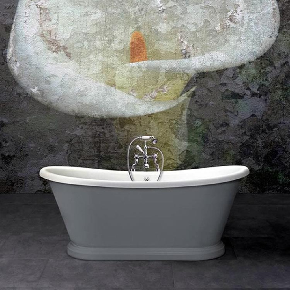 BC Designs 1580mm Acrylic Freestanding Boat Bath