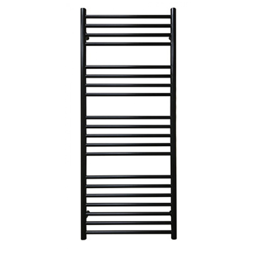 Cut out image of the The Sussex Range by JIS Ashdown 1250mm x 520mm Black Electric Towel Rail