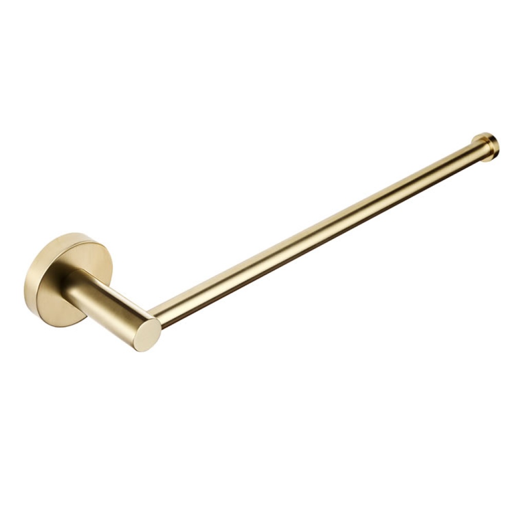 Product Cut out image of the JTP Vos Brushed Brass Towel Bar