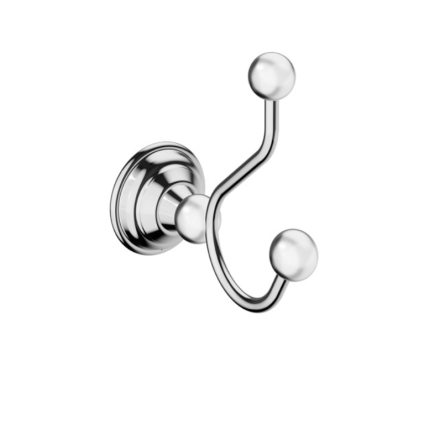 Product Cut out image of the Crosswater Belgravia Double Robe Hook