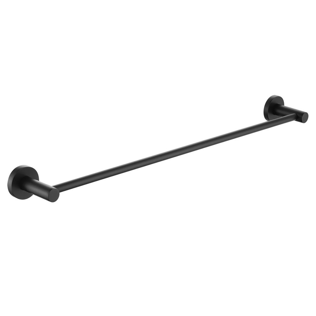 Heritage Lullington Matt Black Towel Rail