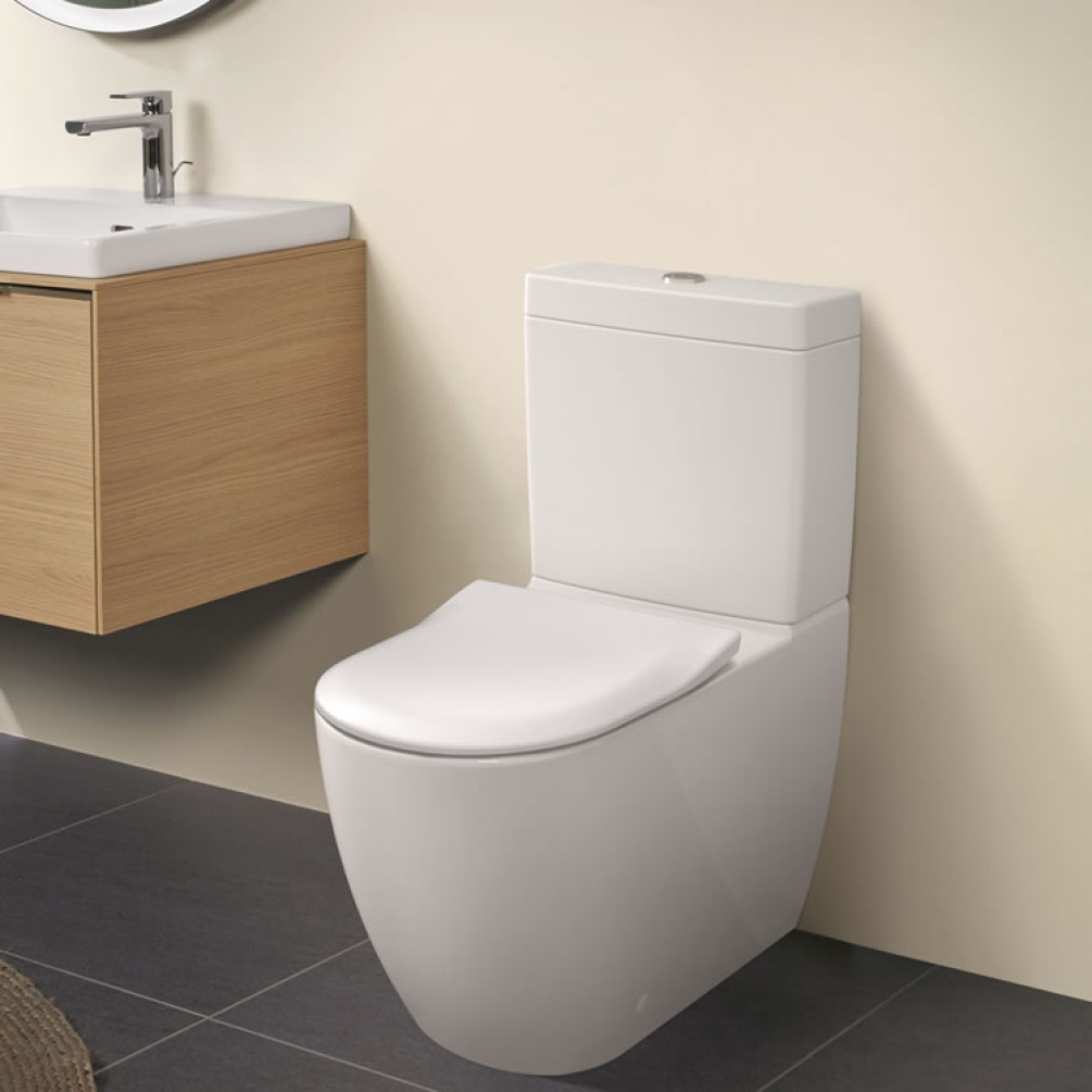 Lifestyle image of Villeroy & Boch Subway 3.0 Close-Coupled Toilet