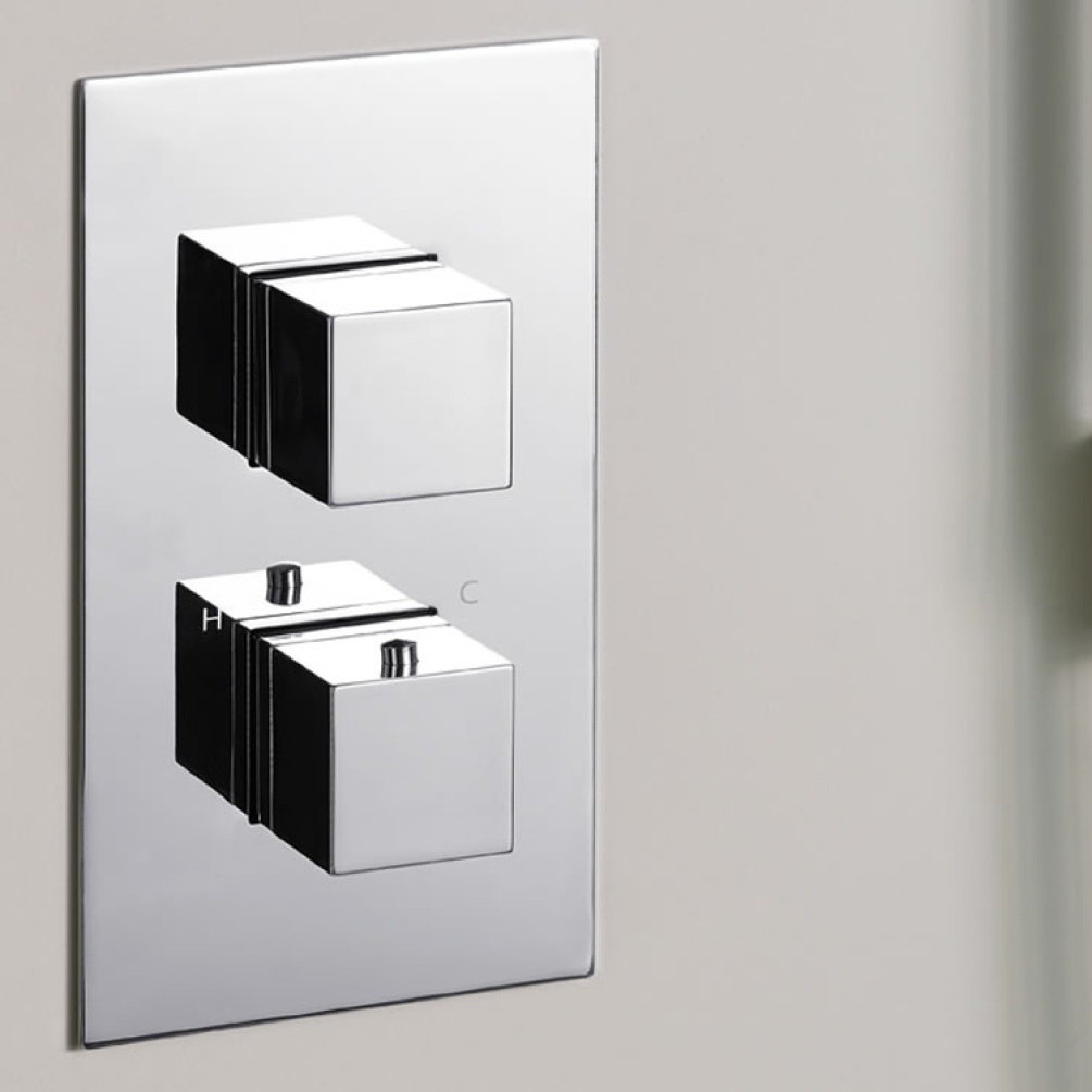 JTP Athena Single Outlet Thermostatic Concealed Shower Valve - Image 1