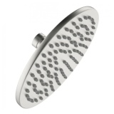 Cutout image of Crosswater MPRO Brushed Nickel 200mm Round Shower Head
