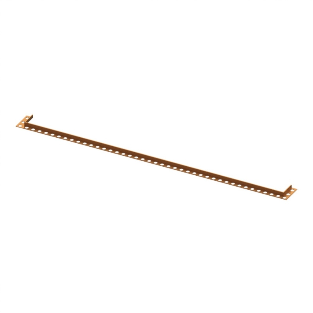 Product cut out image of the Abacus Elements Brushed Bronze 1000mm Infinity Waste Finishing Trim