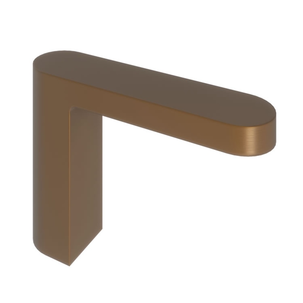 Product Cut out image of the Abacus Ki Brushed Bronze Deck Mounted Bath Spout