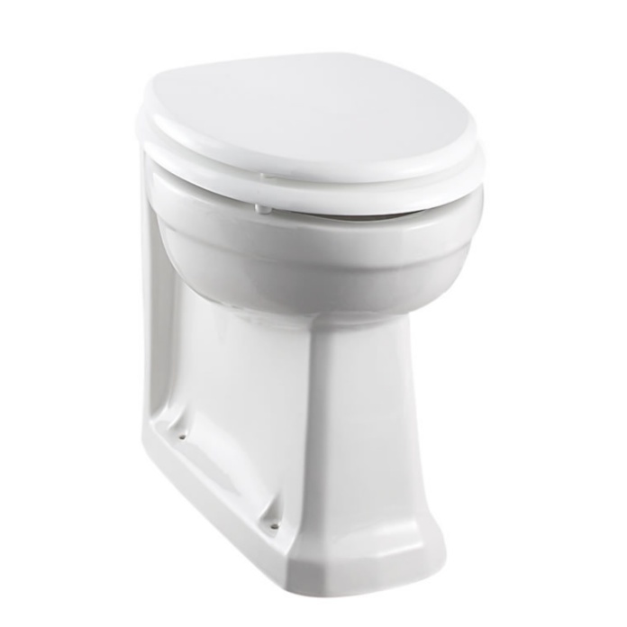 Product Cut out image of the Burlington Back to Wall Toilet