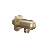 Cutout image of Crosswater Belgravia Brushed Brass Shower Wall Outlet