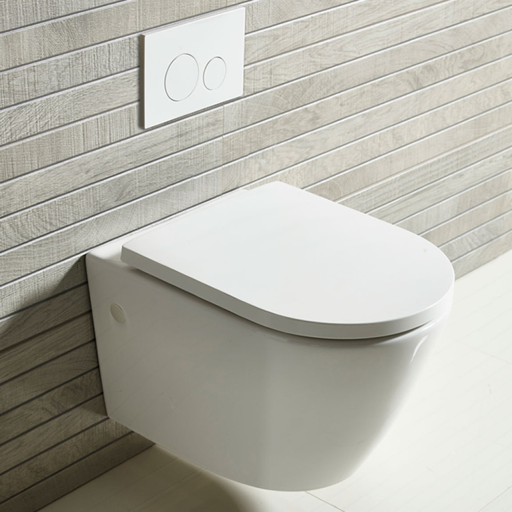 Photo of Tavistock Orbit Rimless Wall Hung Toilet Lifestyle Image