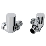 Cutout image of JTP Chrome Corner Radiator Valves