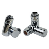 Cutout image of Radox Circulus Chrome Dual Fuel Corner Valves