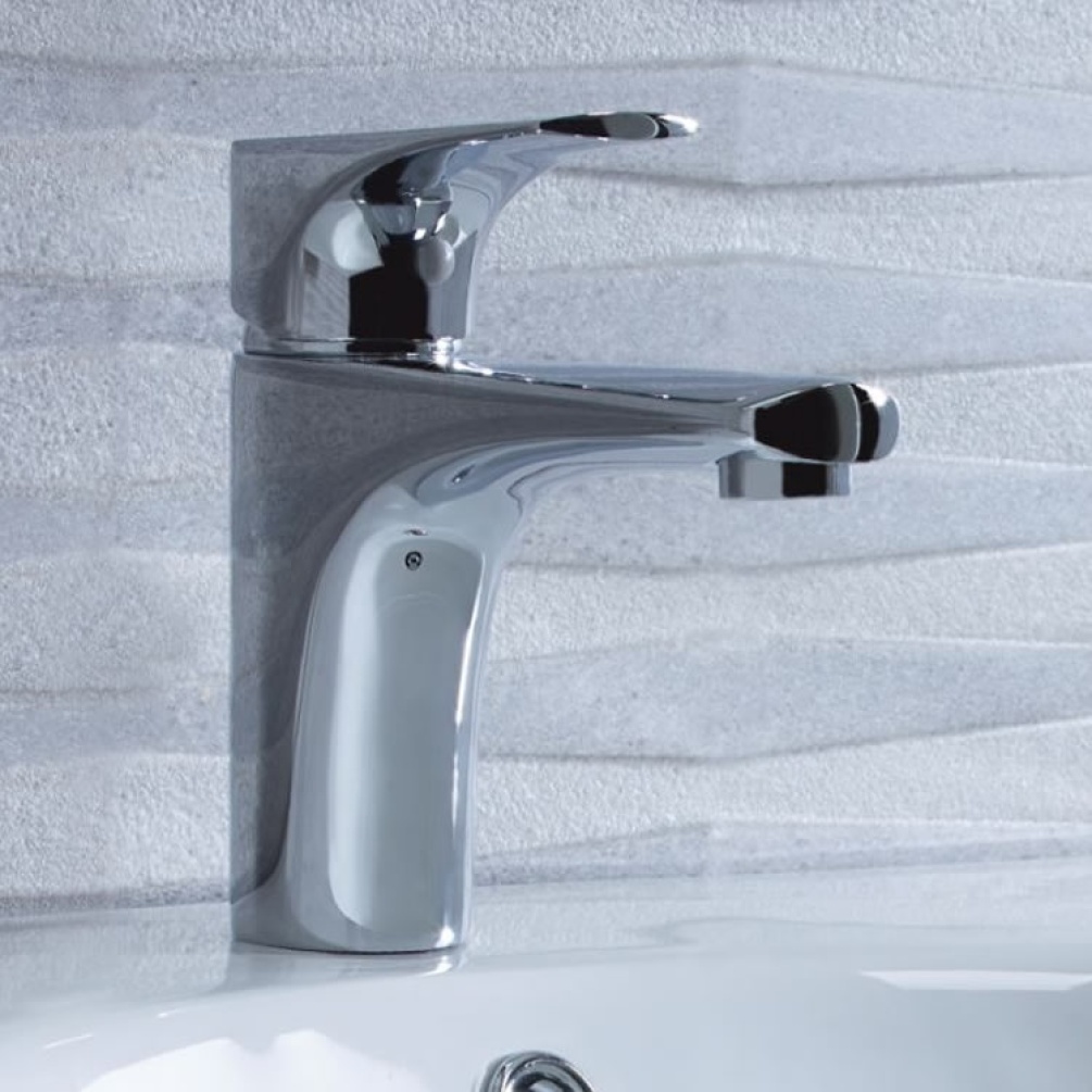 Tavistock Strike Mini Basin Mixer with Waste