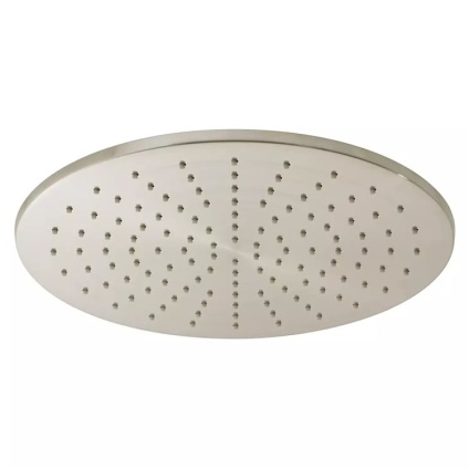 Cutout image of Vado Individual Brushed Nickel Round Slimline Shower Head