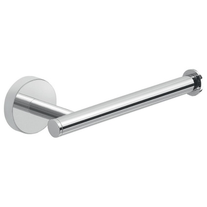 Cutout image of Origins Living Gedy Eros Open Toilet Roll Holder chrome.