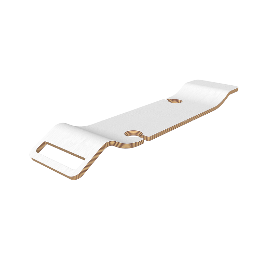 Photo of the Victoria + Albert Tombolo Bath Rack in White