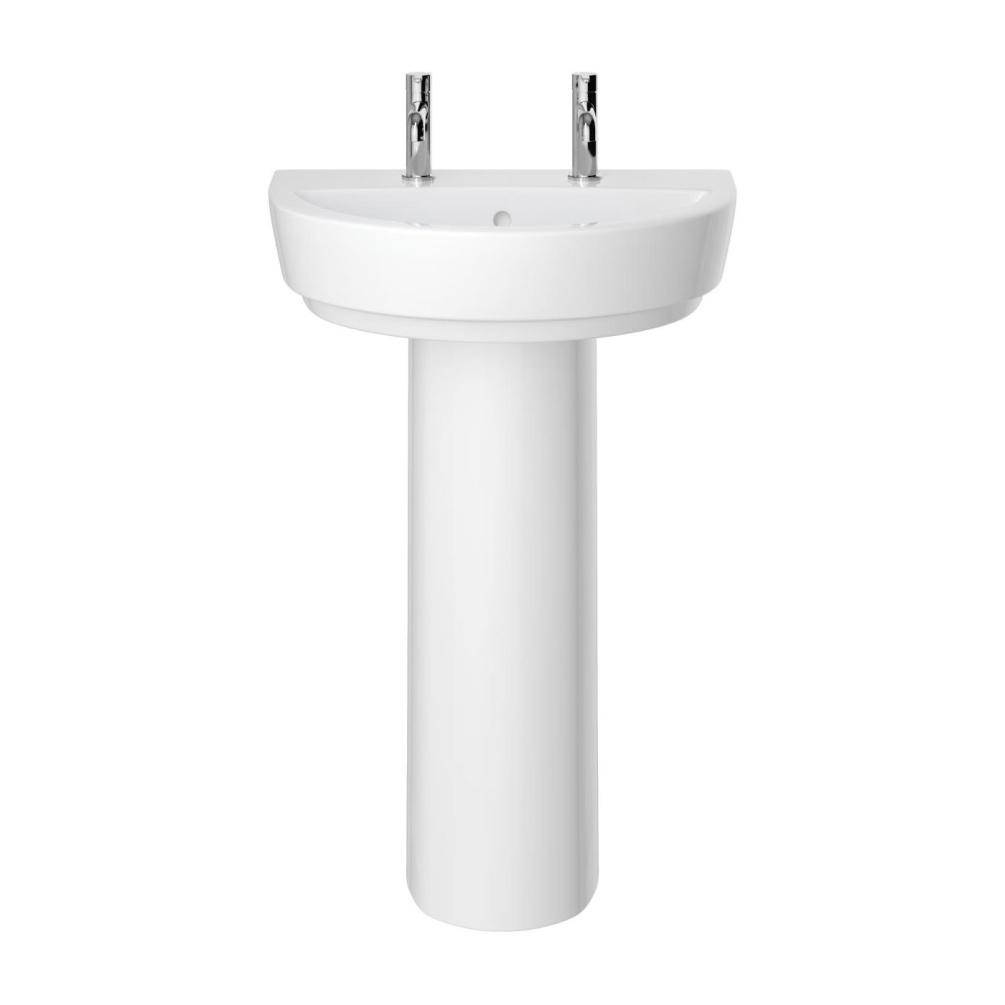 Heritage Stamford 560mm Basin and Full Pedestal