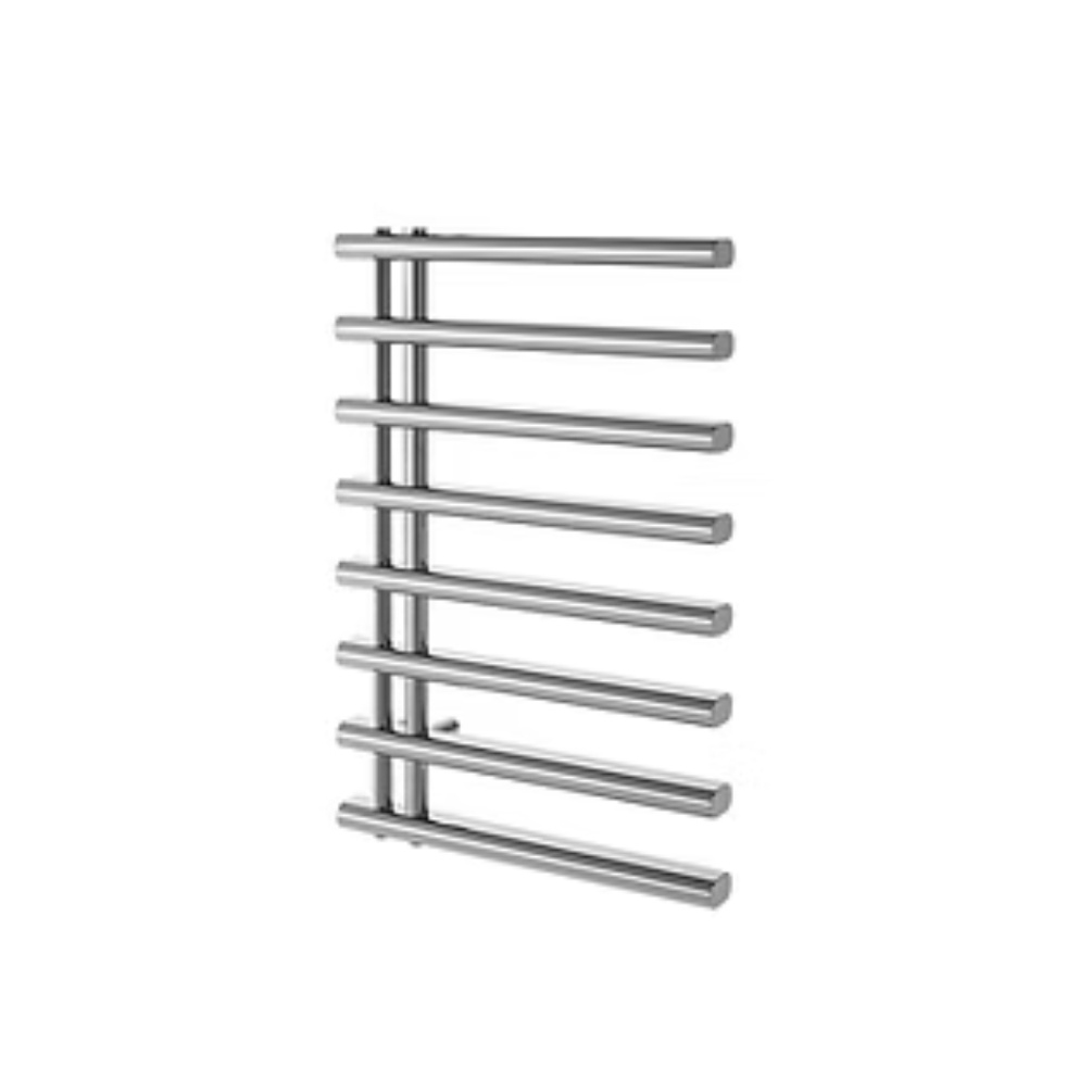Product cut out image of the Radox Linx 750mm x 500mm Chrome Electric Towel Radiator