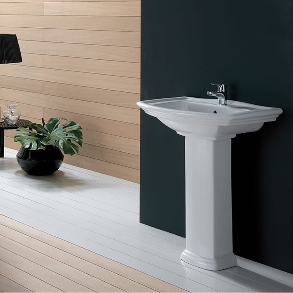 Rak Washington 460mm Basin & Pedestal - Image 1