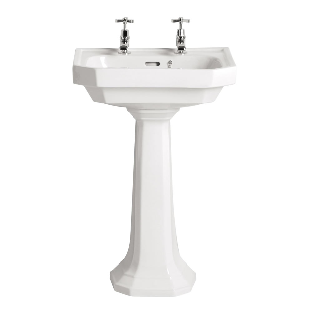 Heritage Granley Medium Basin & Pedestal