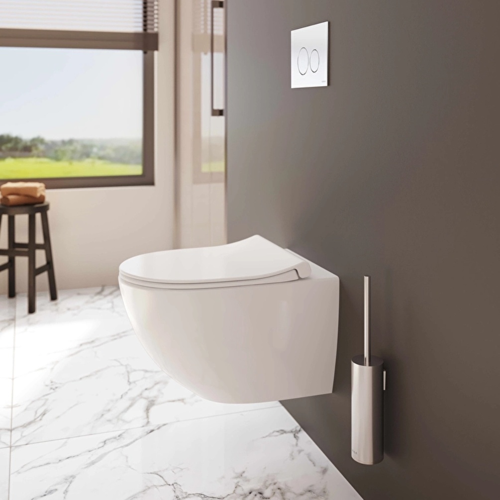 VitrA Sento Aquacare Wall Hung Bidet Toilet Thermostatic Mixer lifestyle image 1