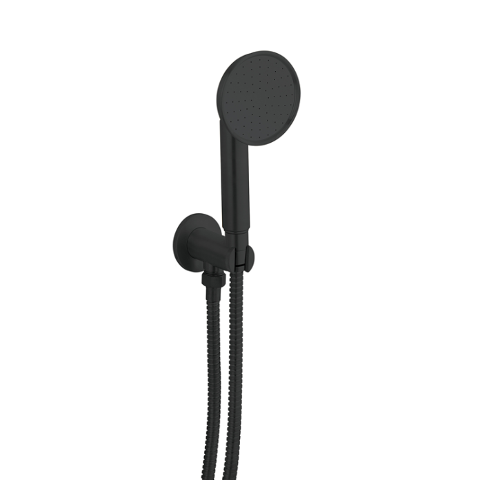 Cutout of Crosswater MPRO Industrial Carbon Black Single Function Handset