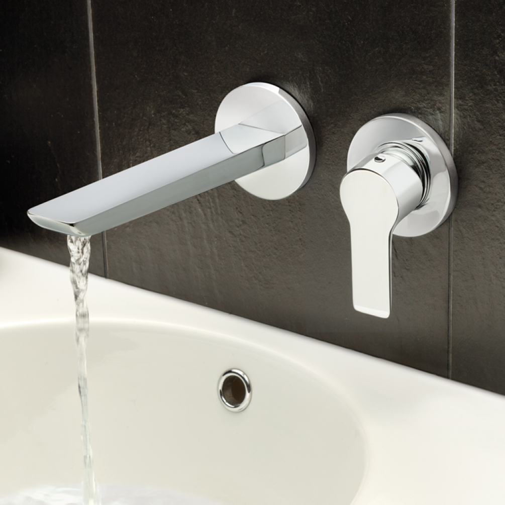 Lifestyle Photo of JTP Amore Wall Mounted Basin Mixer